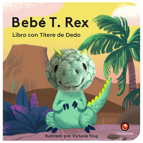Libro Con Titere De Dedo. Bebe T Rex