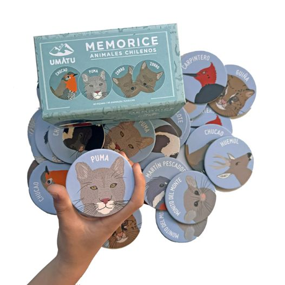 Memorice Animales Chilenos 1