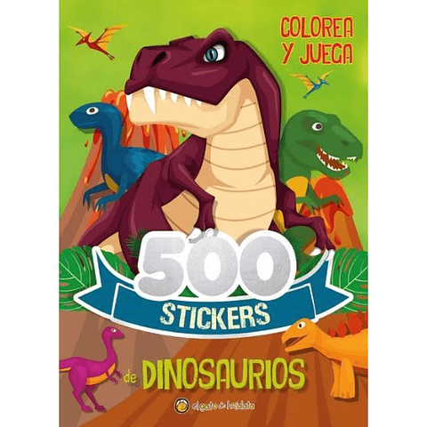 500 Stickers De Dinoaurios  