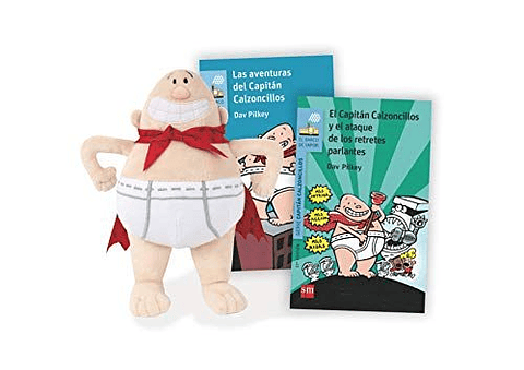 Capitan Calzoncillos Pack (Incluye Muñeco)
