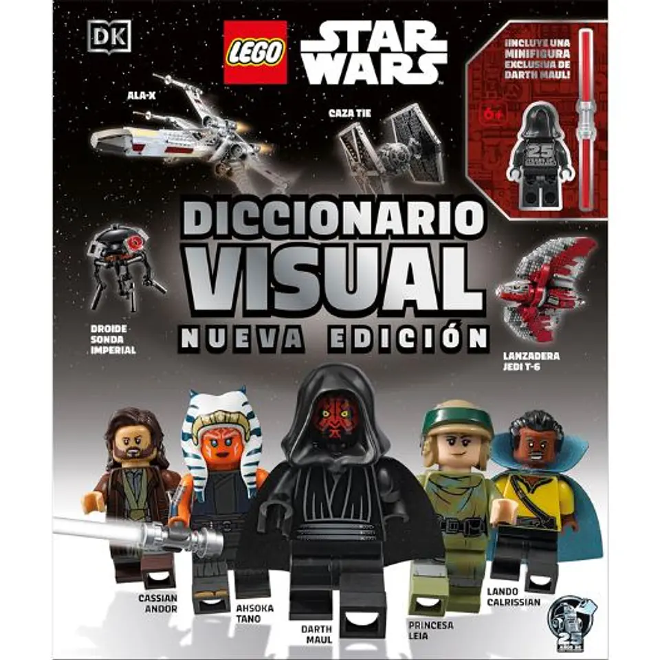 Lego® Star Wars Diccionario Visual. Nueva Edicion: Incluye Una Minifigura Exclusiva De Darth Maul  1