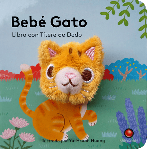 Libro Con Titere De Dedo. Bebe Gato