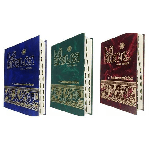 Biblia Latinoamerica Letra Grande Con Uñero