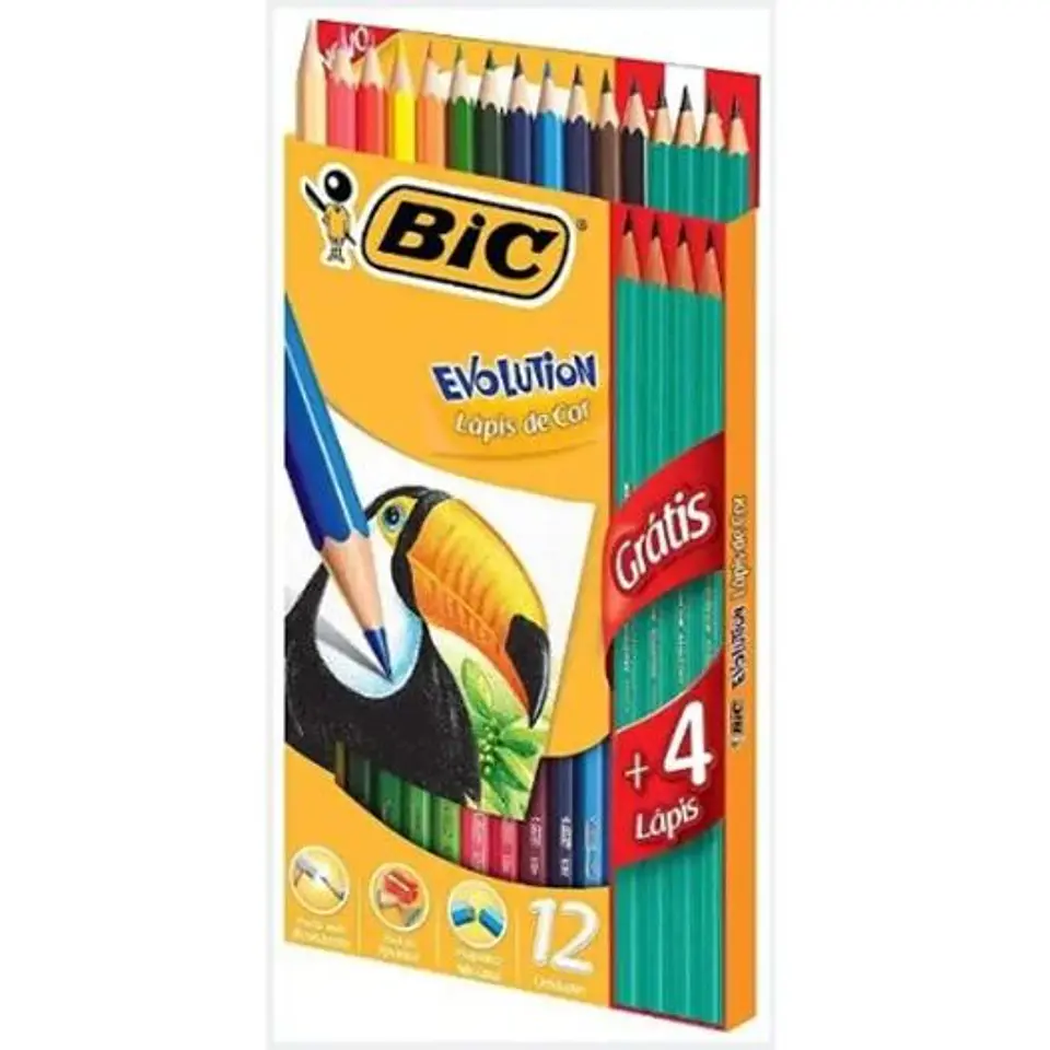Bic Lapices De Colores Mas 4 Lapiz Grafito 1