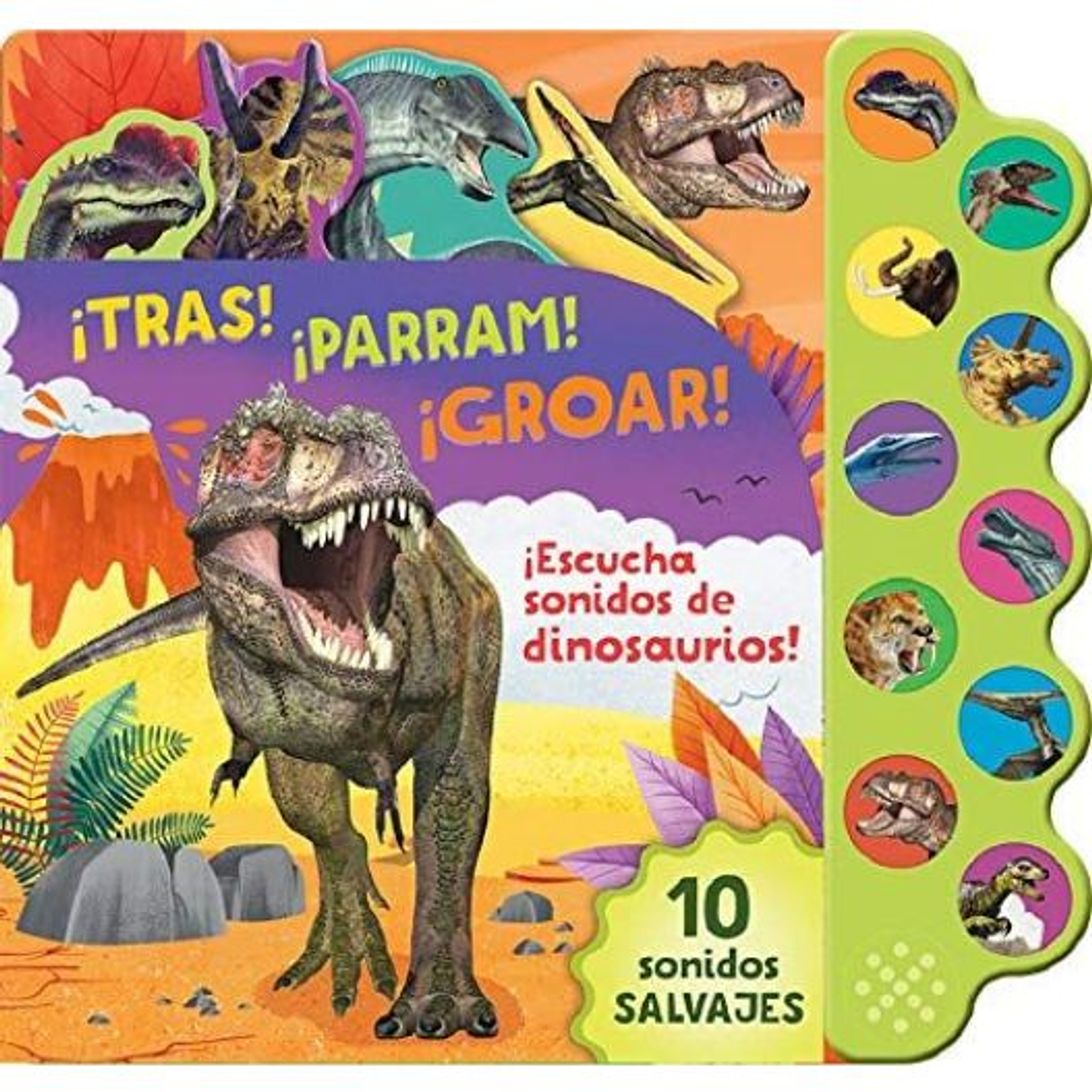 10 Sonidos De Dinosaurios ¡Tras! ¡Parram! ¡Groar! 1