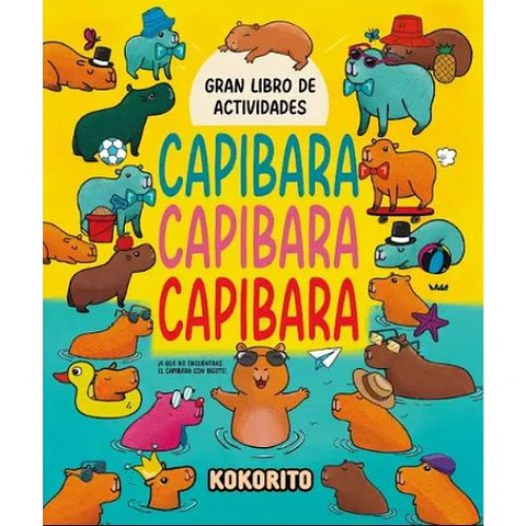 Capibara Capibara Capibara Gran Libro De Actividades