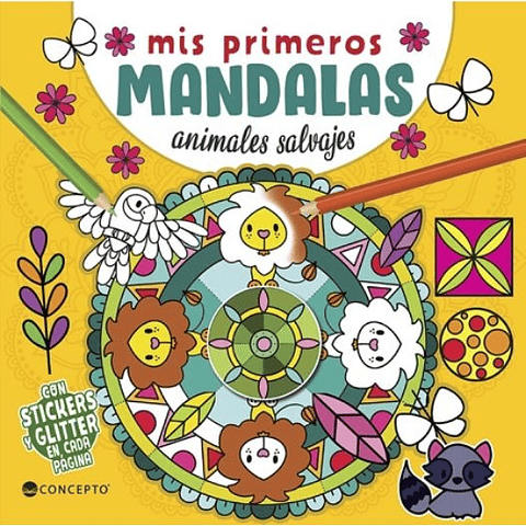 Mis Primeros Mandalas-animales Salvajes
