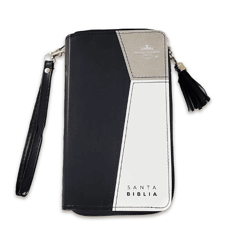 Biblia Rvr1960 Compacta Con Cierre E Indice - Edicion Chequera Negra