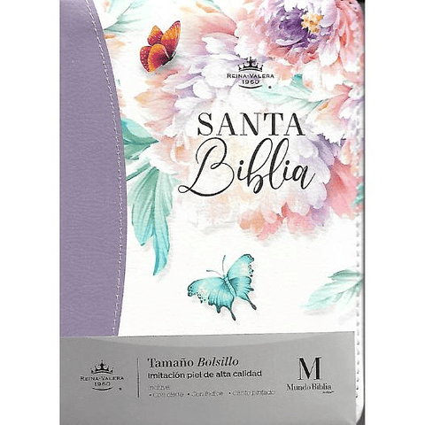 Biblia Rvr1960 Con Cierre E Indice Tamaño Bolsillo - Jardin