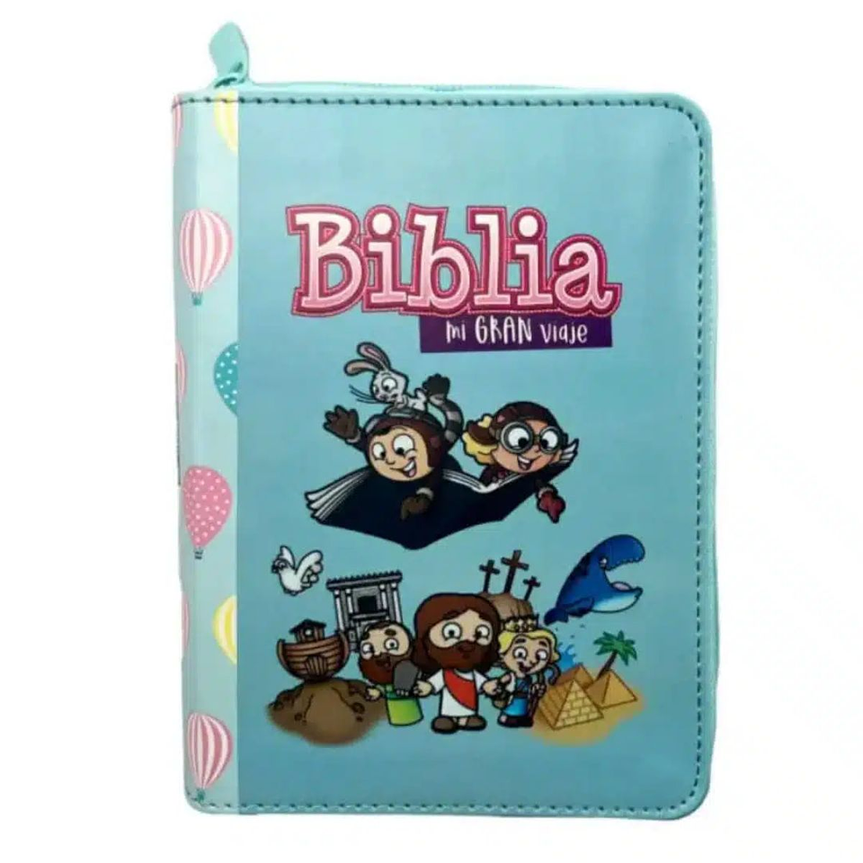Biblia Reina Valera 1960 Mi Gran Viaje Turquesa Con Cierre 1