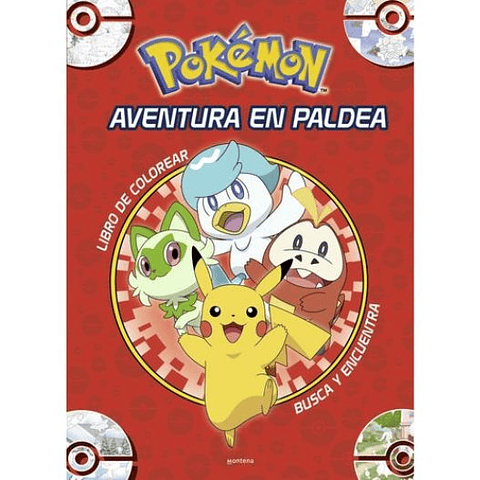 Pokemon Aventura En Paldea Busca Y Encuentra Para Colorear