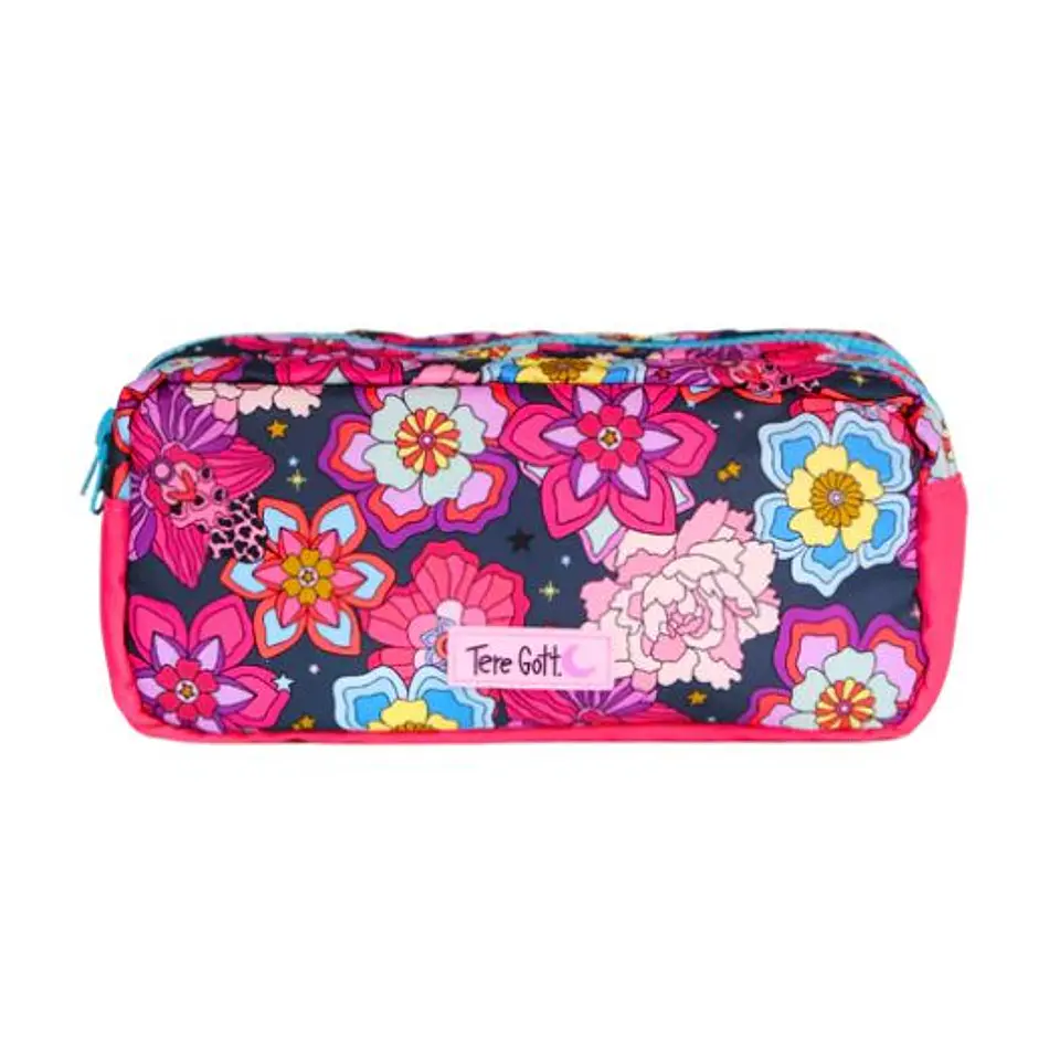 Estuche Doble Flowers 1