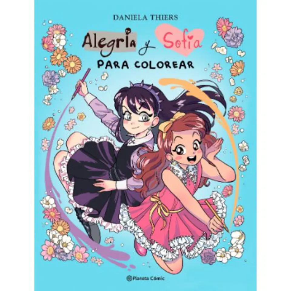 Alegria Y Sofia Para Colorear  	 1