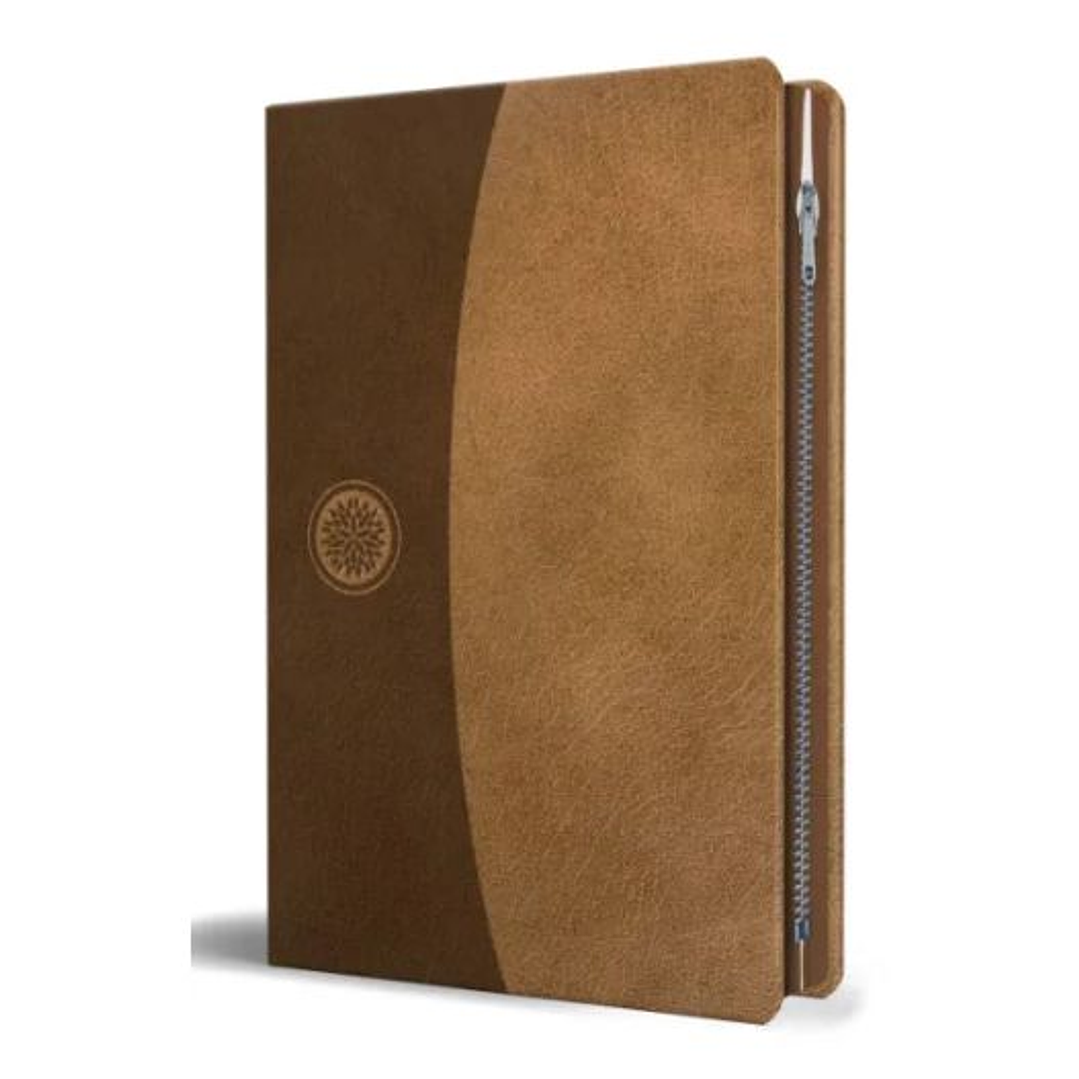 Biblia Reina Valera 1960 Letra Grande Canela Con Cierre 1