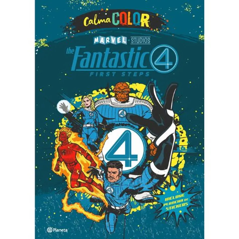 Calma Color. Los 4 Fantásticos. Primeros Pasos 1