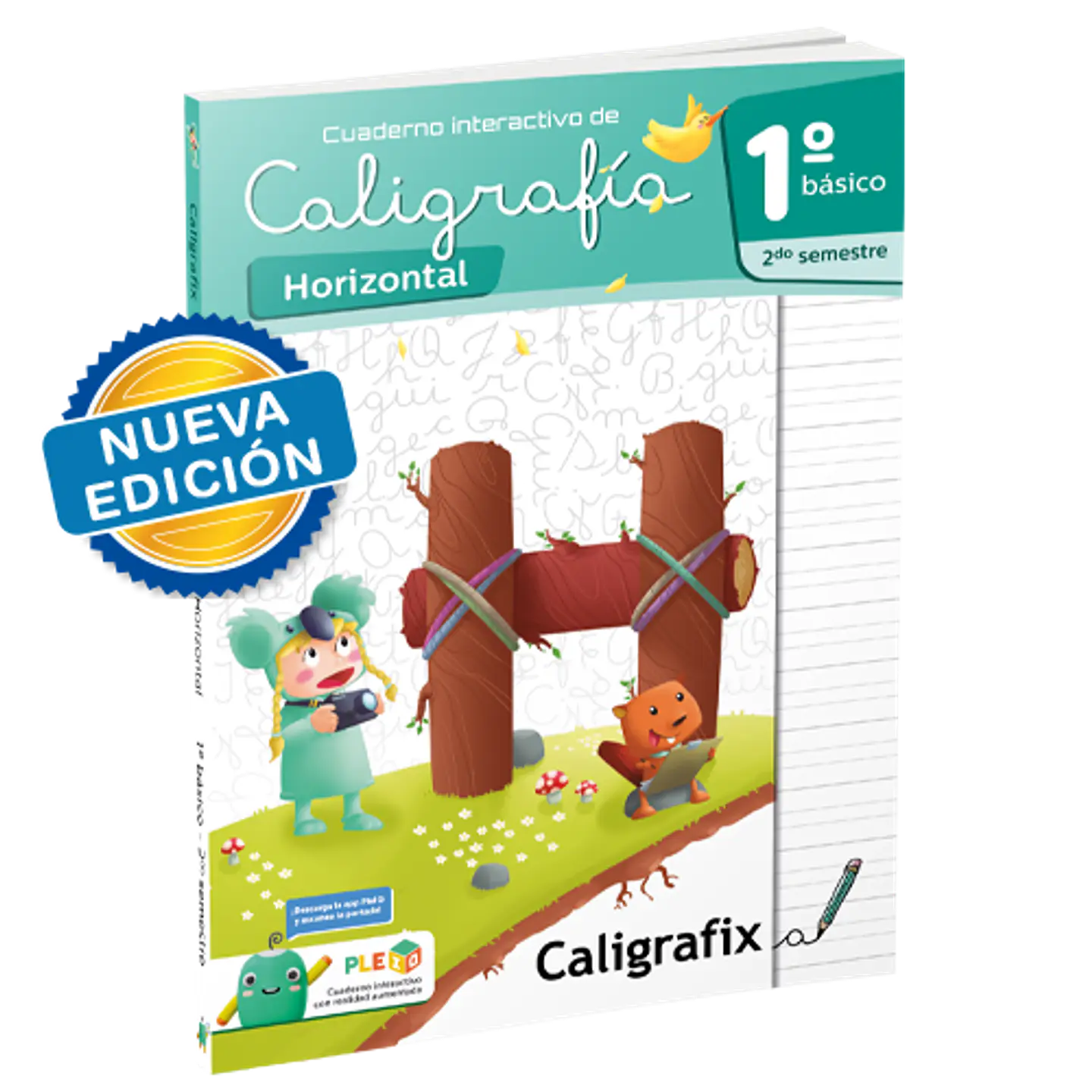 Caligrafia Horizontal. Primero Basico, Segundo Semestre. Caligrafix C12h 1