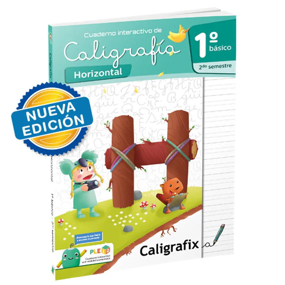 Caligrafia Horizontal. Primero Basico, Segundo Semestre. Caligrafix C12h 1