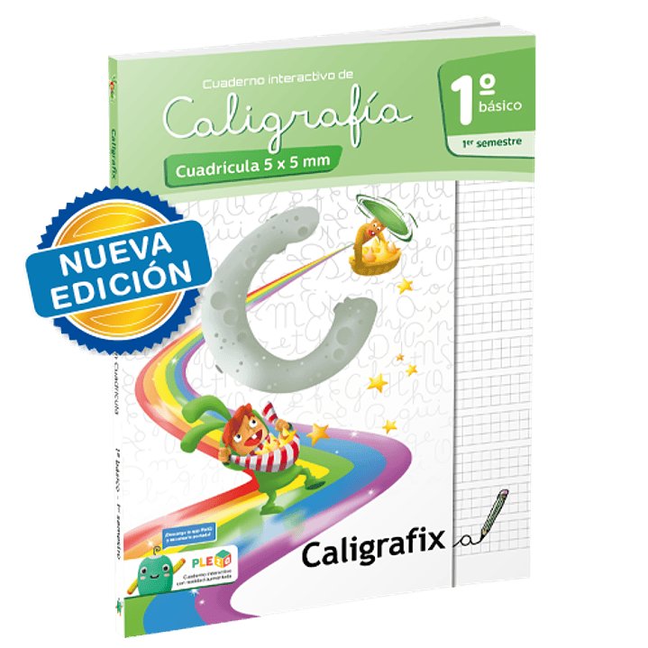 Caligrafia En Cuadricula. Primero Basico, Primer Semestre. Caligrafix C11c 1