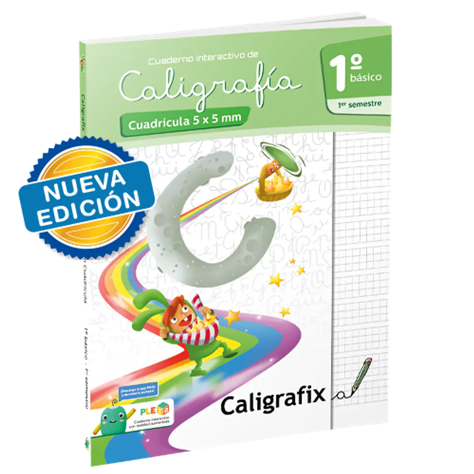 Caligrafia En Cuadricula. Primero Basico, Primer Semestre. Caligrafix C11c 1