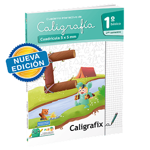 Caligrafia En Cuadricula. Primero Basico, Segundo Semestre. Caligrafix C12c