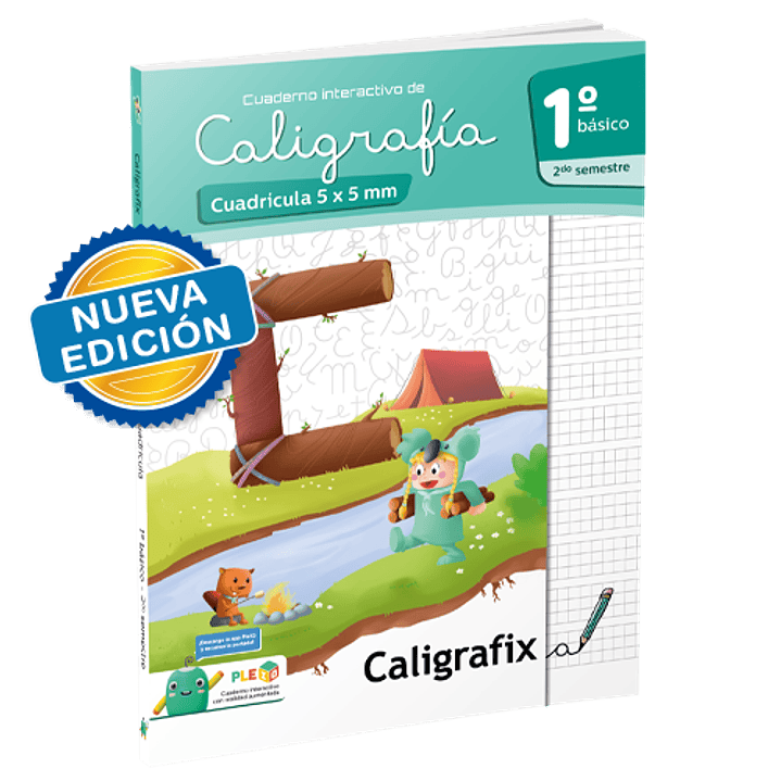 Caligrafia En Cuadricula. Primero Basico, Segundo Semestre. Caligrafix C12c 1
