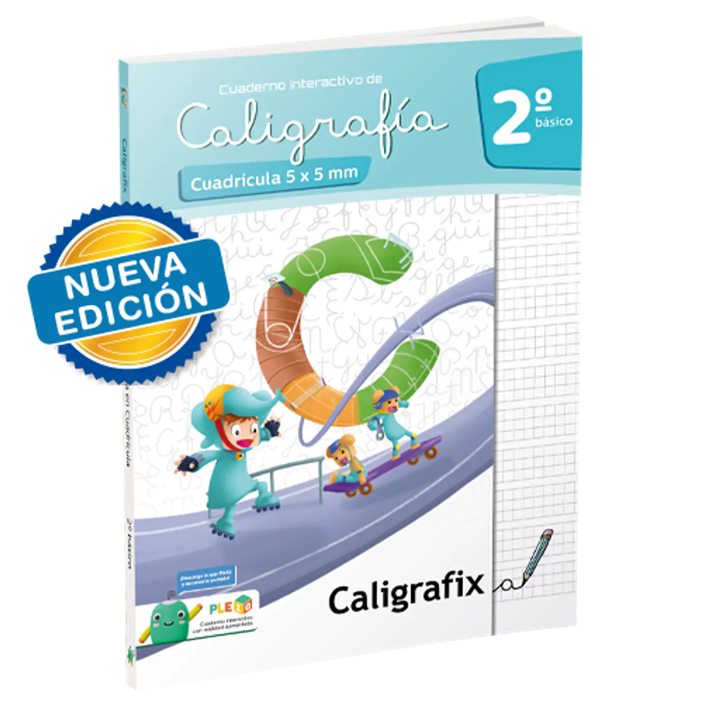 Caligrafia En Cuadricula. Segundo Basico. Caligrafix C20c 1