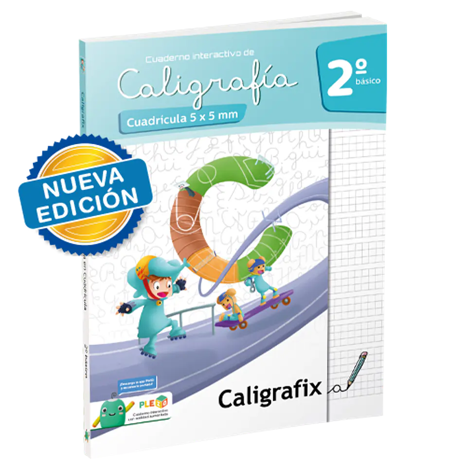 Caligrafia En Cuadricula. Segundo Basico. Caligrafix C20c 1