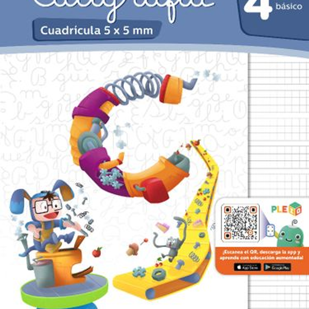 Caligrafia En Cuadricula. Cuarto Basico. Caligrafix C40c 1