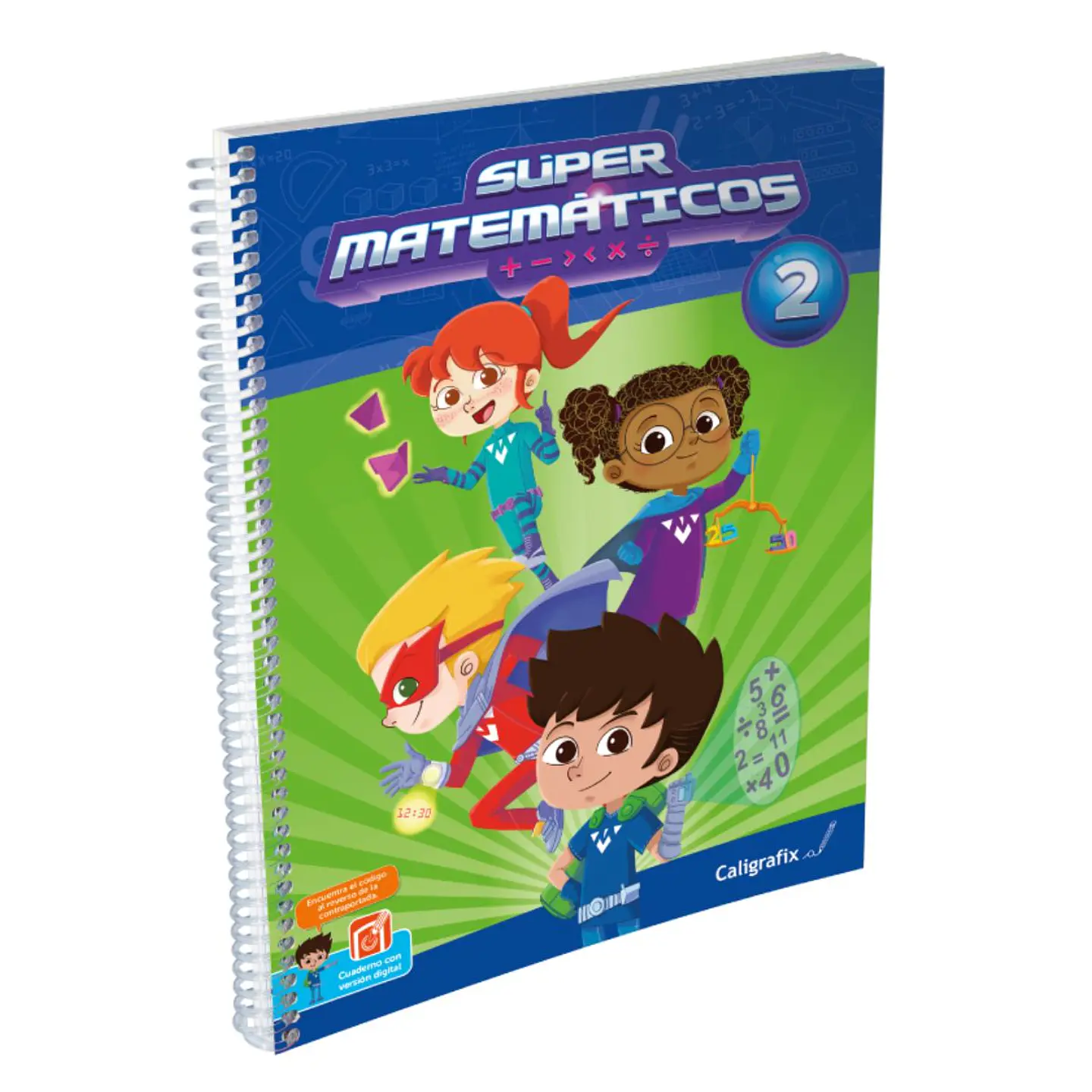 Super Matematicos 2. Caligrafix Sm2 1