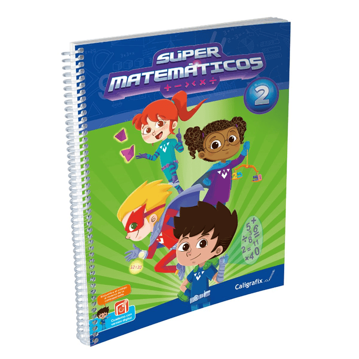 Super Matematicos 2. Caligrafix Sm2 1