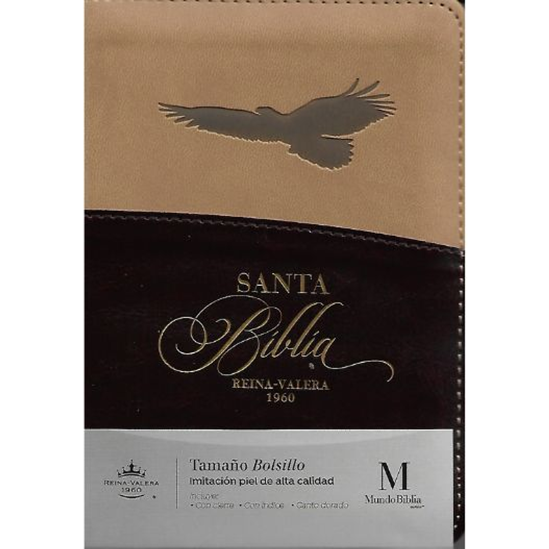 Biblia Reina Valera 1960 Con Cierre Tamaño Bolsillo Aguila 1