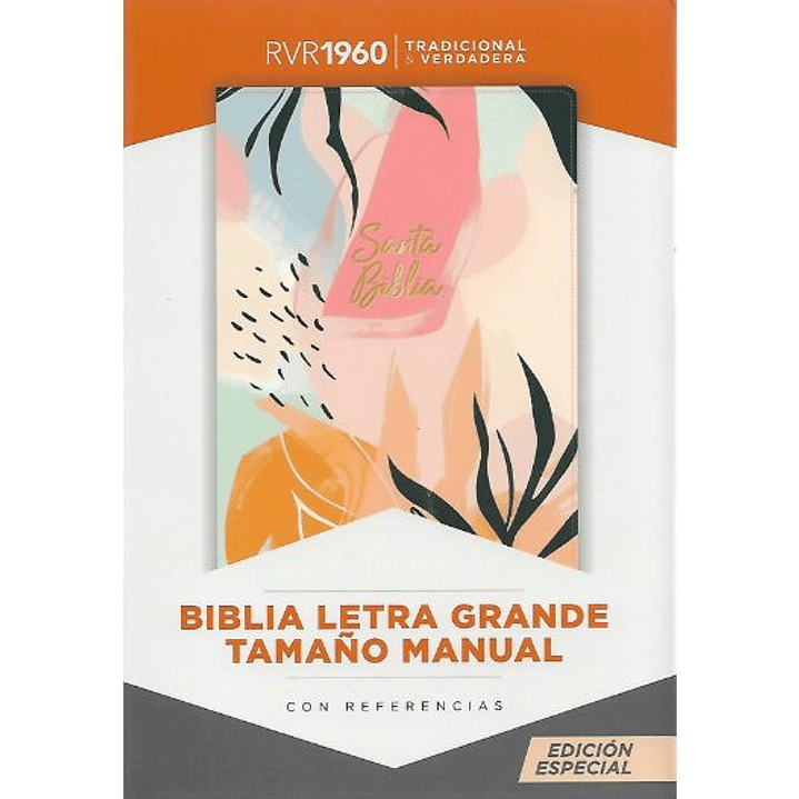 Biblia Reina Valera 1960 Letra Grande Tamaño Manual Multicolor 1
