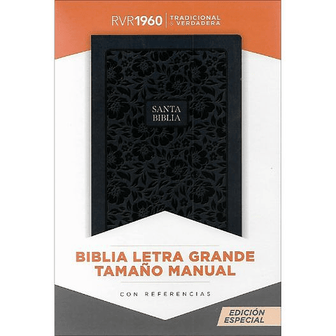 Biblia Reina Valera 1960 Letra Grande Tamaño Manual Azul Marino