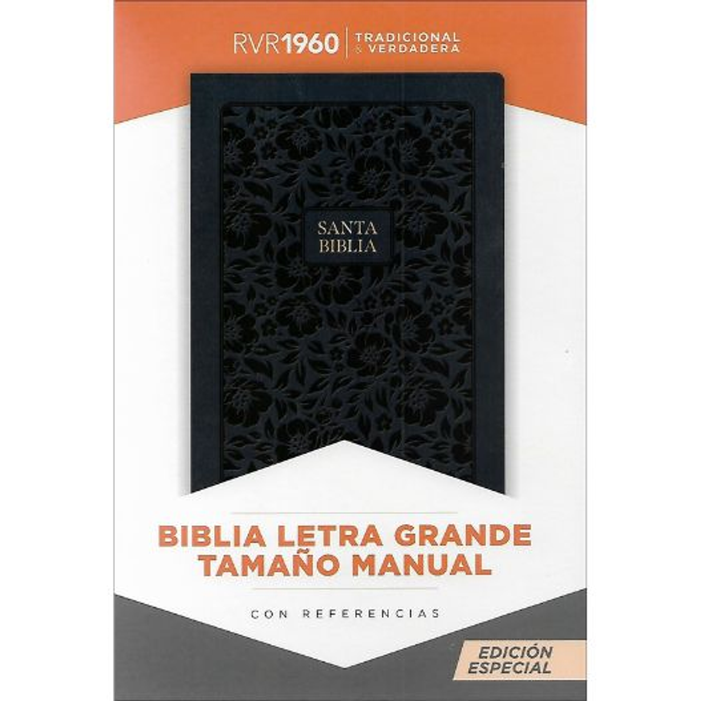 Biblia Reina Valera 1960 Letra Grande Tamaño Manual Azul Marino 1