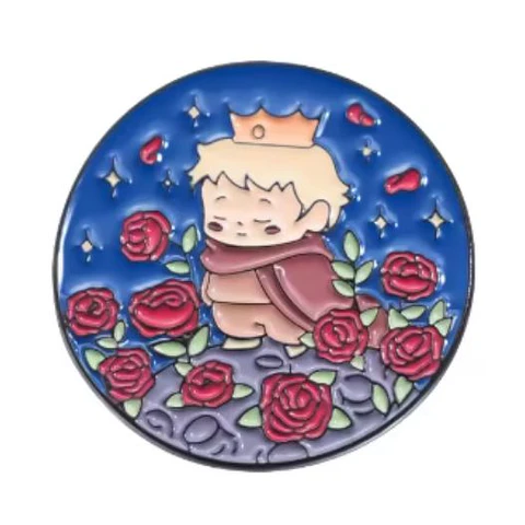 Pin Solapa Principito Corona