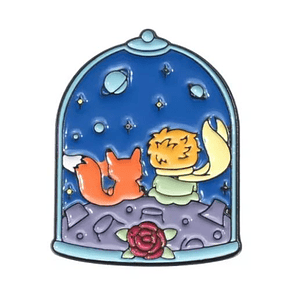 Pin Solapa Principito Fondo Azul