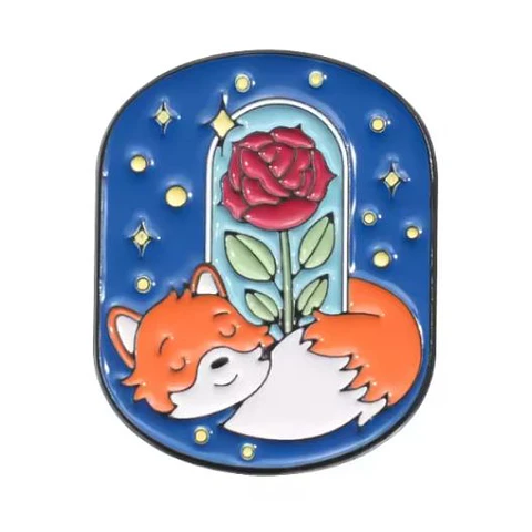 Pin Solapa Principito Rosa