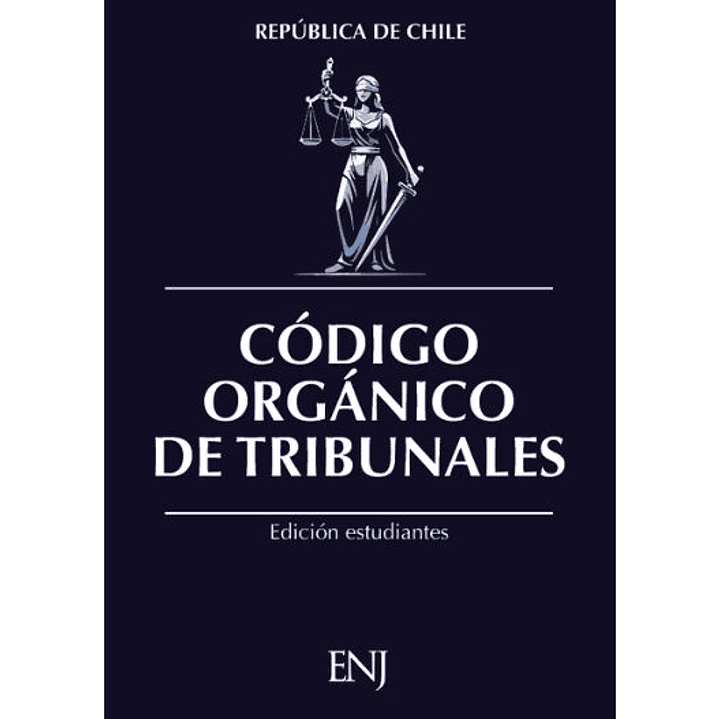 Codigo Organico De Tribunales 2026. Edicion Estudiante 1