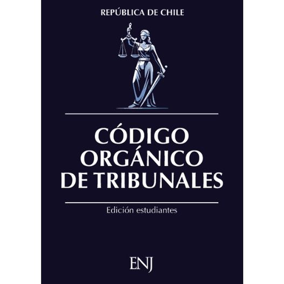 Codigo Organico De Tribunales 2026. Edicion Estudiante 1