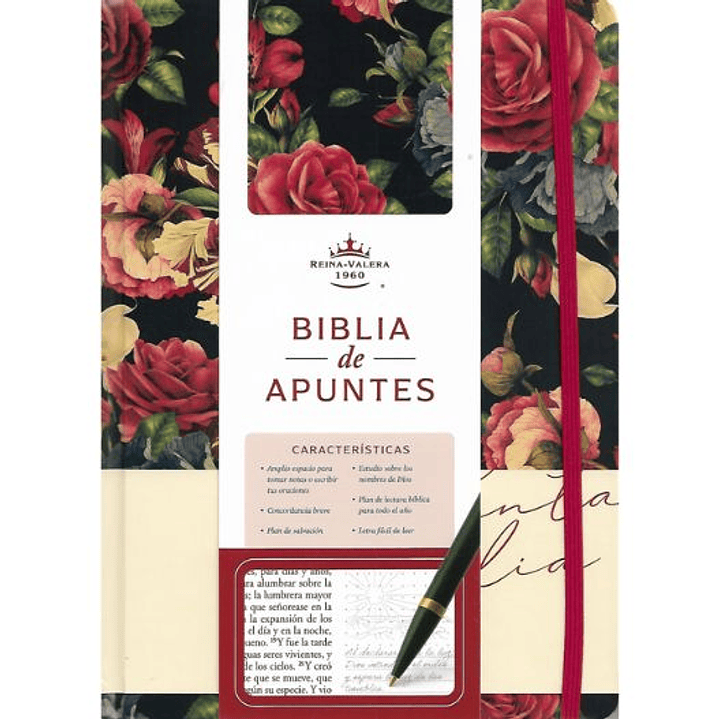 Biblia De Apuntes Rvr1960 Rosas Edición Cantos Pintados 1