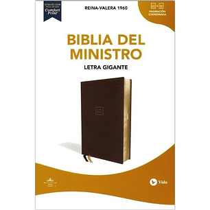 Biblia Del Ministro Rvr1960 Letra Grande Cafe Cantos Dorados