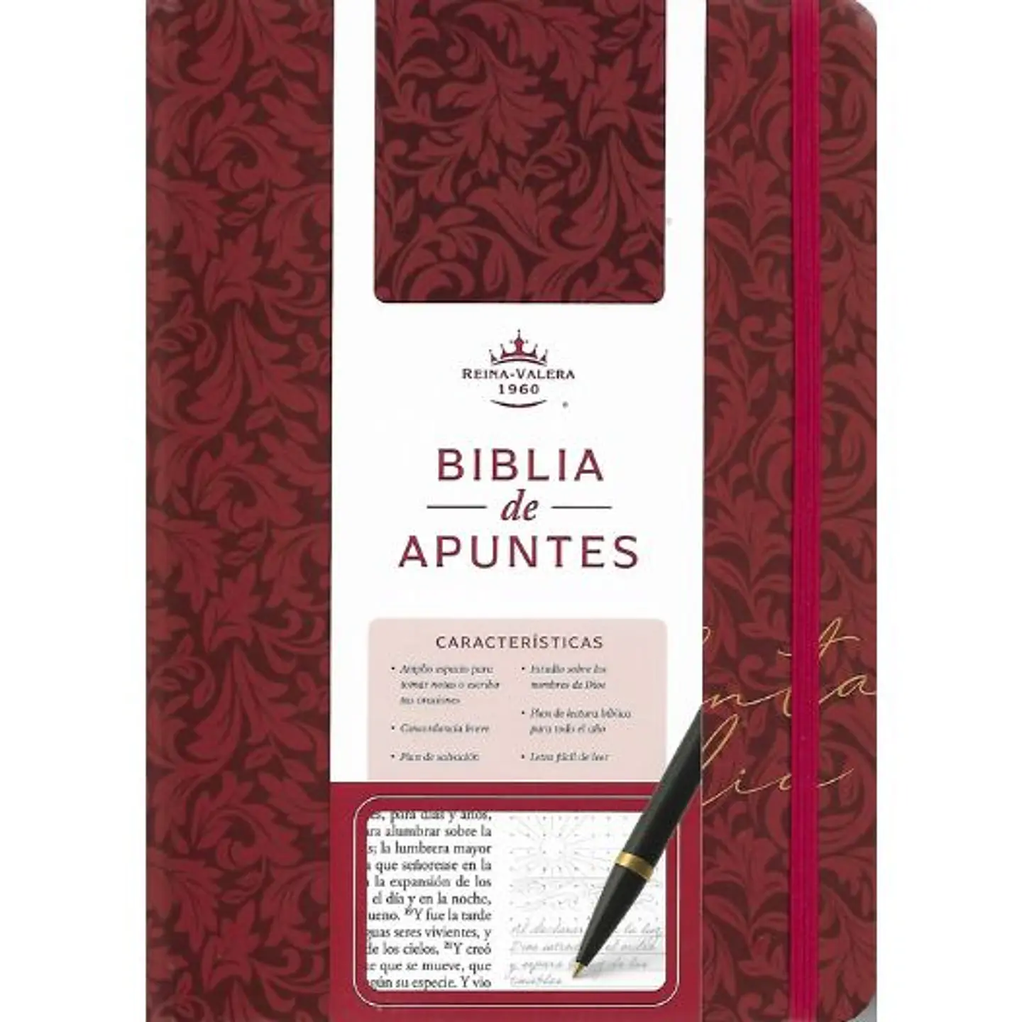 Biblia De Apuntes Rvr1960 Roja Edición Cantos Pintados 1