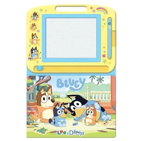 Bluey Lee Y Dibuja (Con Pizarra)
