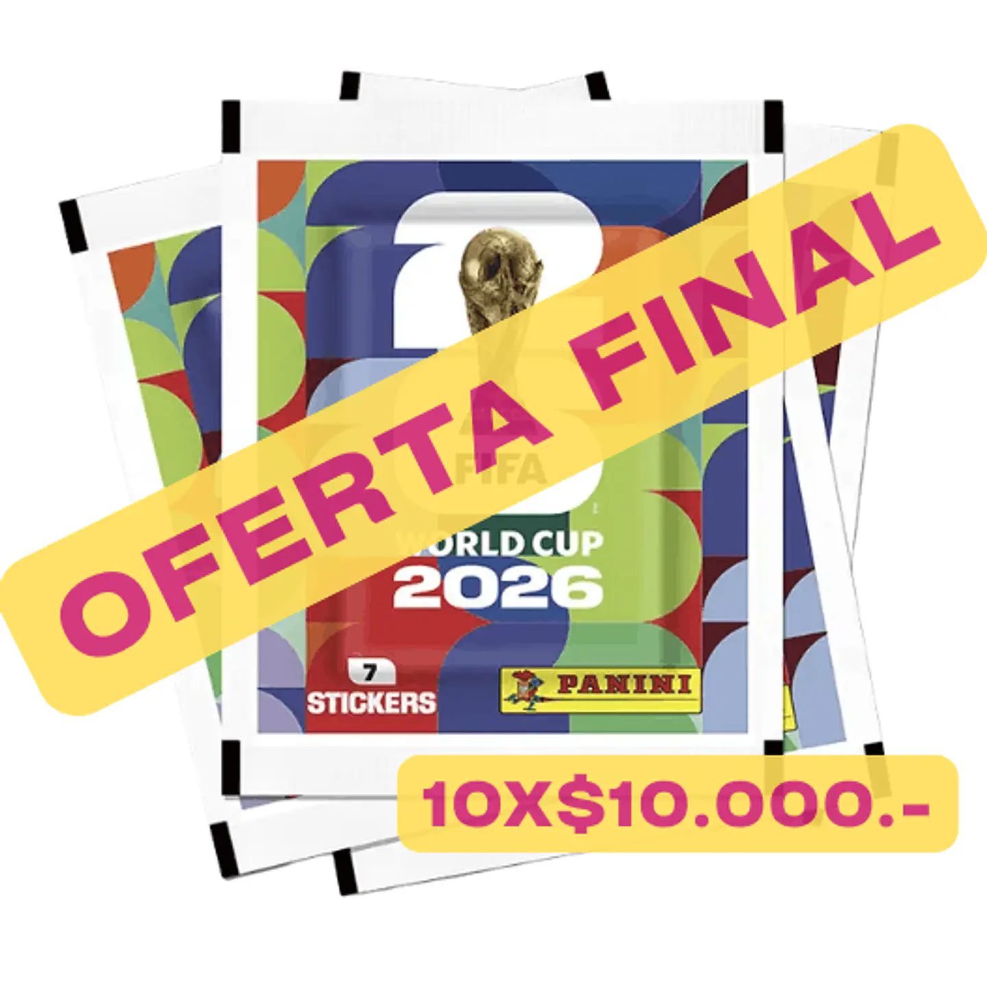 Pack 10 Sobres Panini Album Mundial Fifa 2026 1