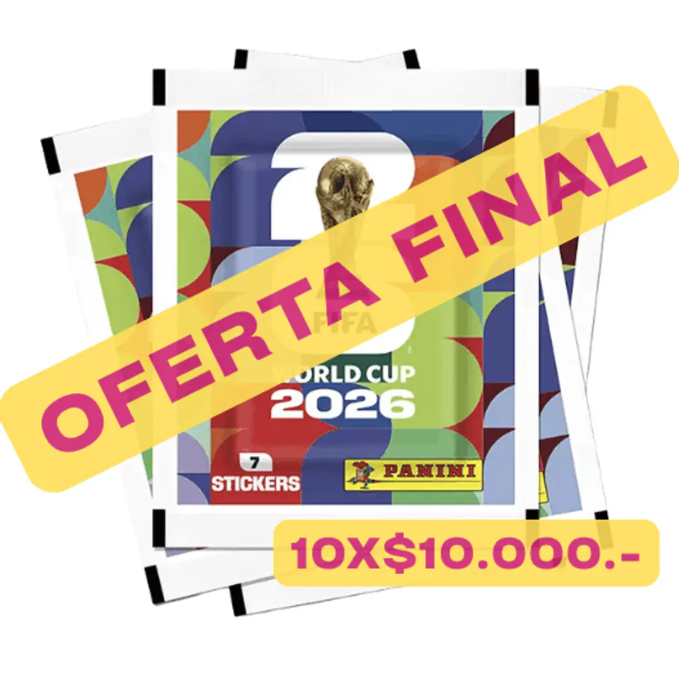 Pack 10 Sobres Panini Album Mundial Fifa 2026 1