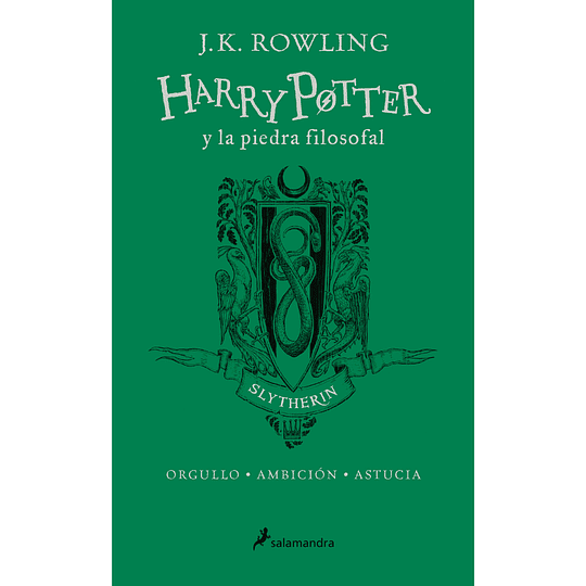Harry Potter Y La Piedra Filosofal. Edicion 20 Aniversario.  Slytherin