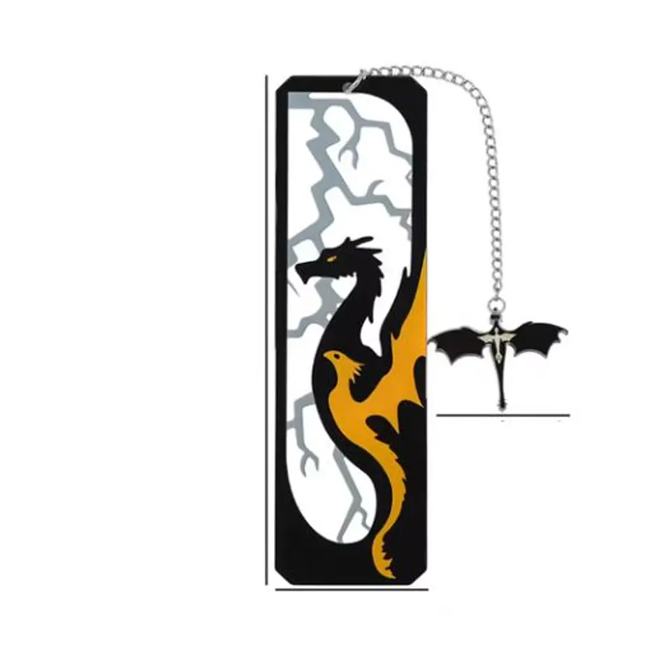 Marcapagina Alas De Sangre - Colgante Dragon 1