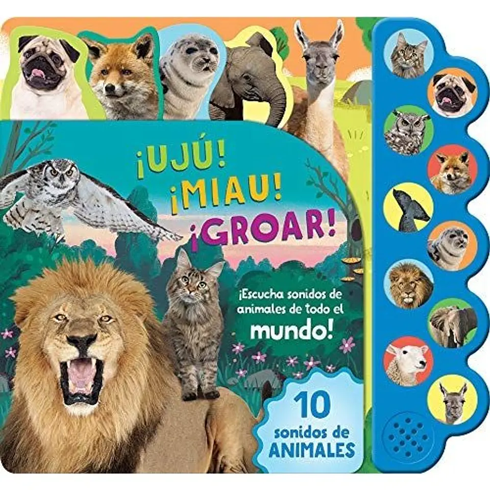 10 Sonidos De Animales ¡Uju! ¡Miau! ¡Groar! 1