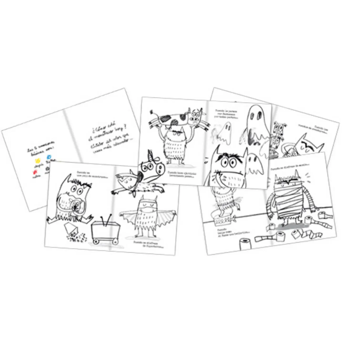 El Monstruo De Colores. Cuaderno Para Colorear 2