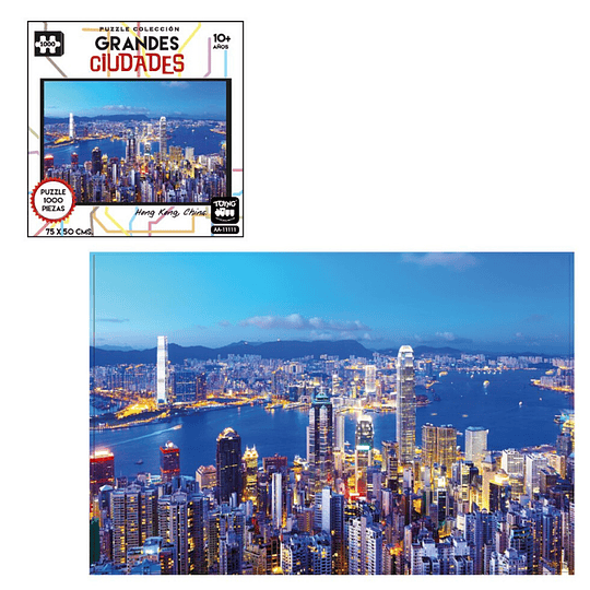 Puzzle Ciudades 1000 Pcs Hong Kong